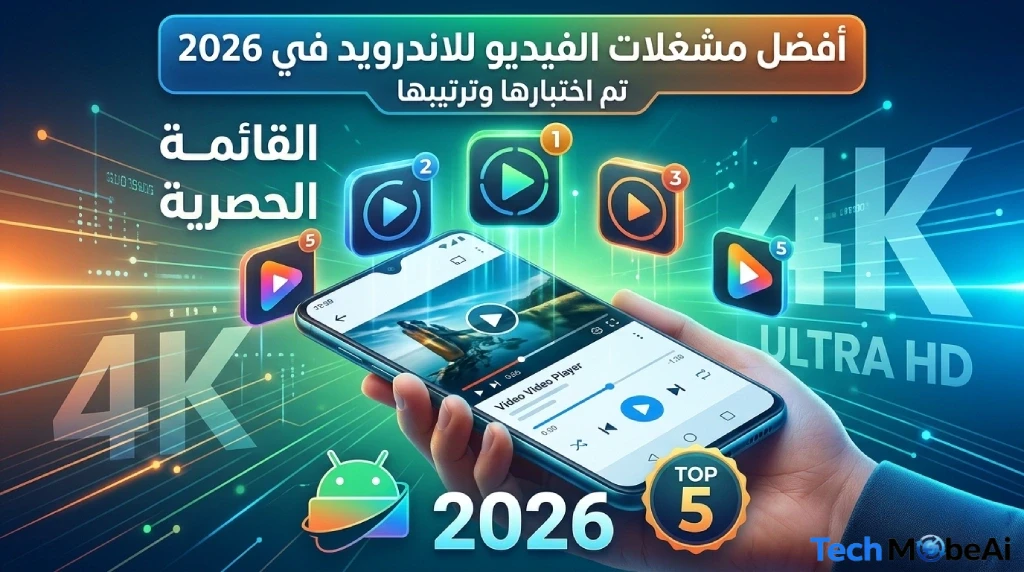 أفضل مشغلات الفيديو للاندرويد في 2026 (تم اختبارها وترتيبها)