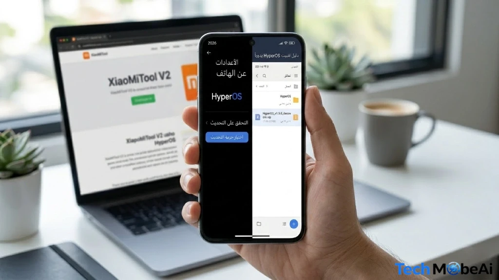 دليل شامل يشرح كيفية تثبيت تحديثات HyperOS يدوياً على هواتف شاومي وريدمي وبوكو. تعلم الطرق الرسمية والمتقدمة لتحديث هاتفك دون انتظار وصول OTA.