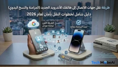 طريقة نقل جهات الاتصال إلى هاتفك الأندرويد الجديد (المزامنة والنسخ اليدوي) 29