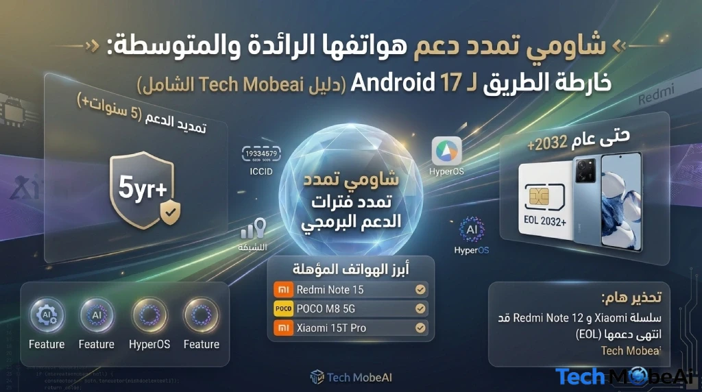 وداعاً شاومي 12.. القائمة الكاملة لنهاية دعم هواتف Xiaomi وRedmi وPOCO في 2026