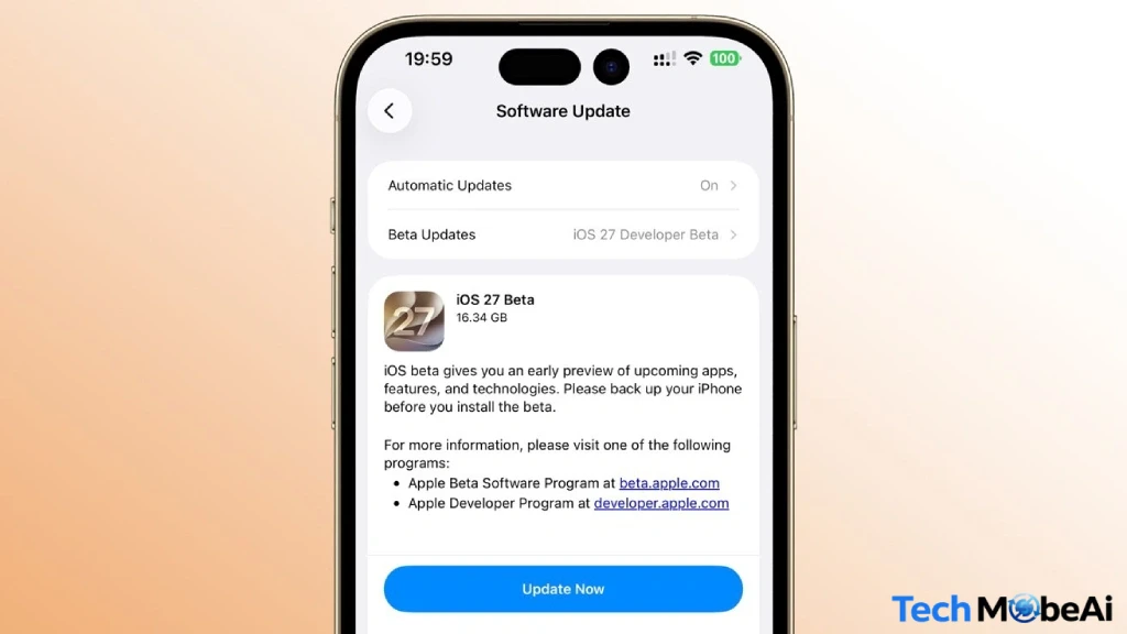 كيفية تحميل تحديث iOS 27 Developer Beta الآن والهواتف المدعومة