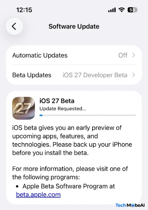 رسمياً.. إطلاق تحديث iOS 27 بيتا للمطورين: ميزات خرافية وهواتف مدعومة 3 رسمياً.. إطلاق تحديث iOS 27 بيتا للمطورين: ميزات خرافية وهواتف مدعومة 2
