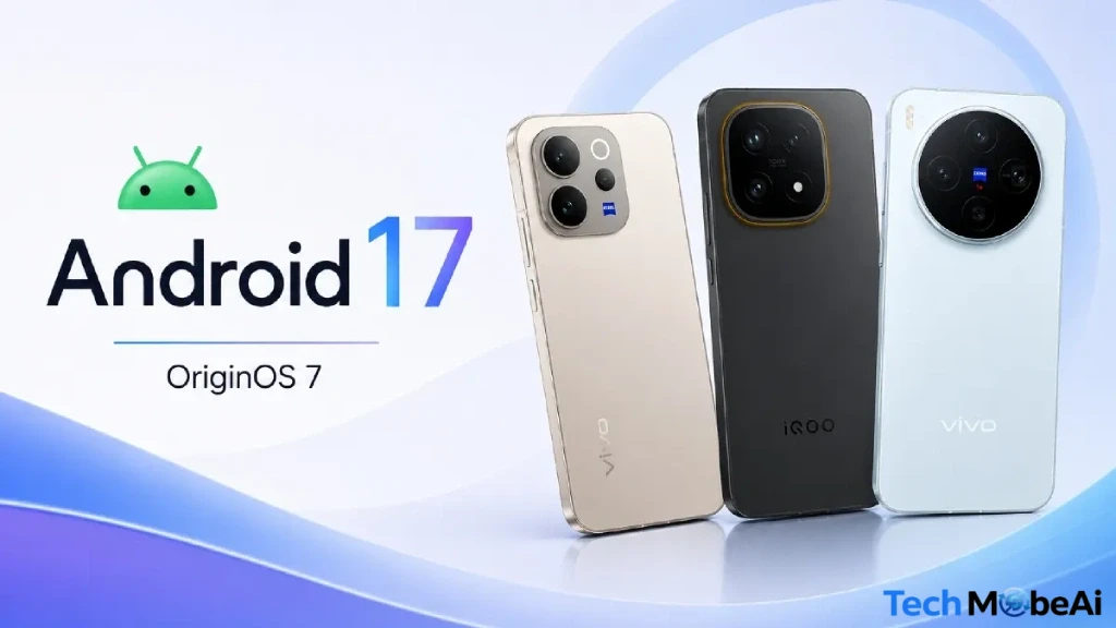 قائمة هواتف Vivo وiQOO المؤهلة لتحديث Android 17 المبني على OriginOS 7 قائمة هواتف Vivo وiQOO المؤهلة لتحديث Android 17 عبر OriginOS 7 وموعد الطرح