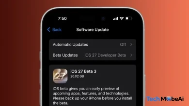 أبرز مميزات تحديث iOS 27 Developer Beta 3 الجديدة من آبل